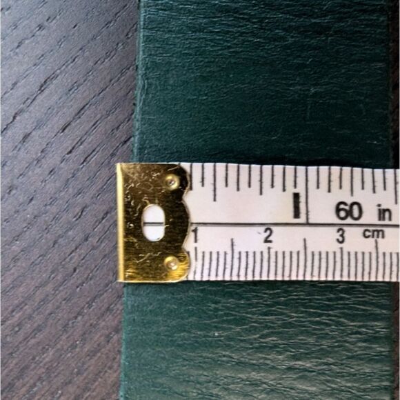 UO pine green Genuine leather belt NWT - Picture 2 of 6